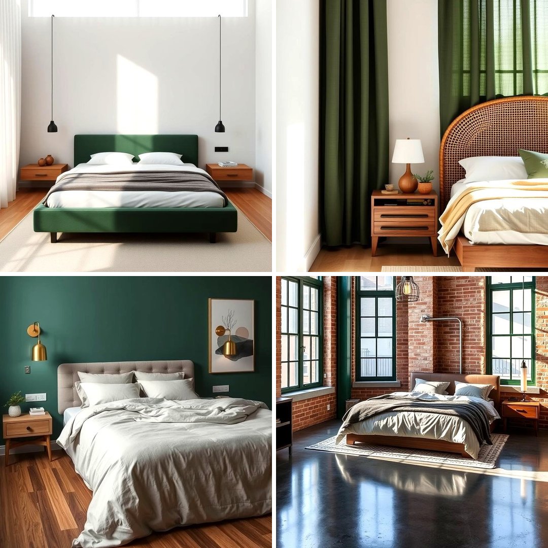 30 Forest Green Bedroom Ideas for Serene Retreats