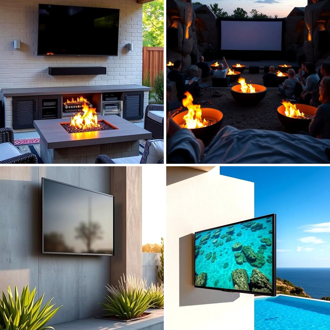 30 Outdoor TV Ideas for Entertainment Under the Sky