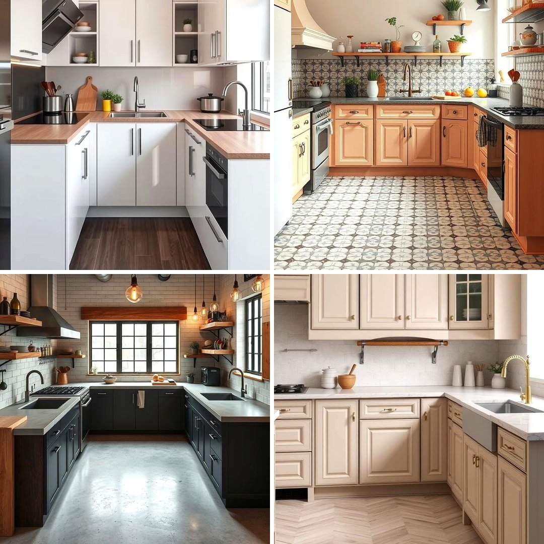 30 U-Shaped Kitchen Ideas for Optimal Layout and Storage