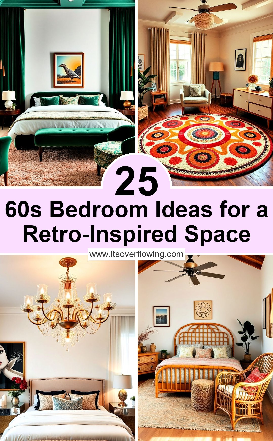 25 60s Bedroom Ideas for a Retro-Inspired Space