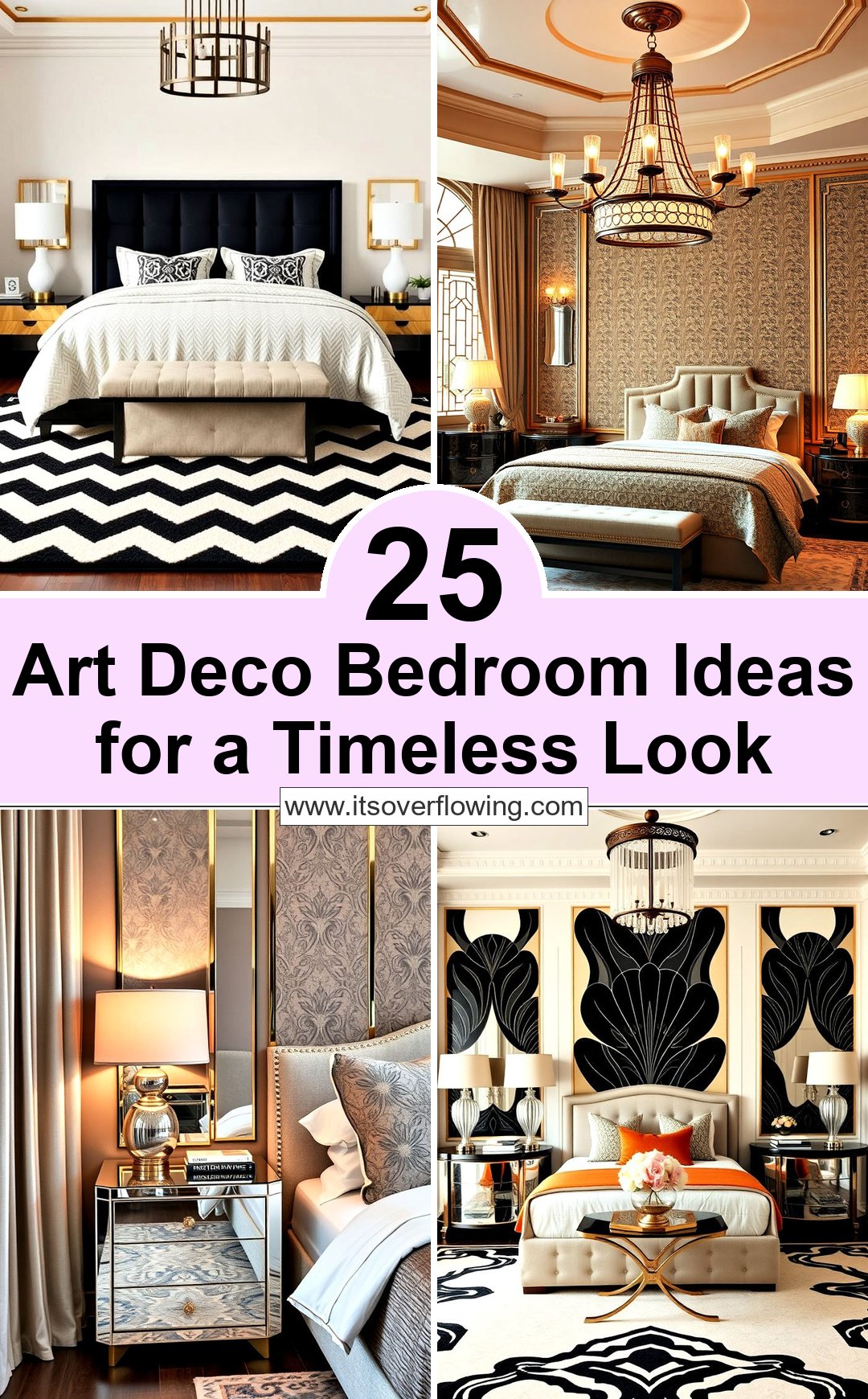 25 Art Deco Bedroom Ideas for a Timeless Look