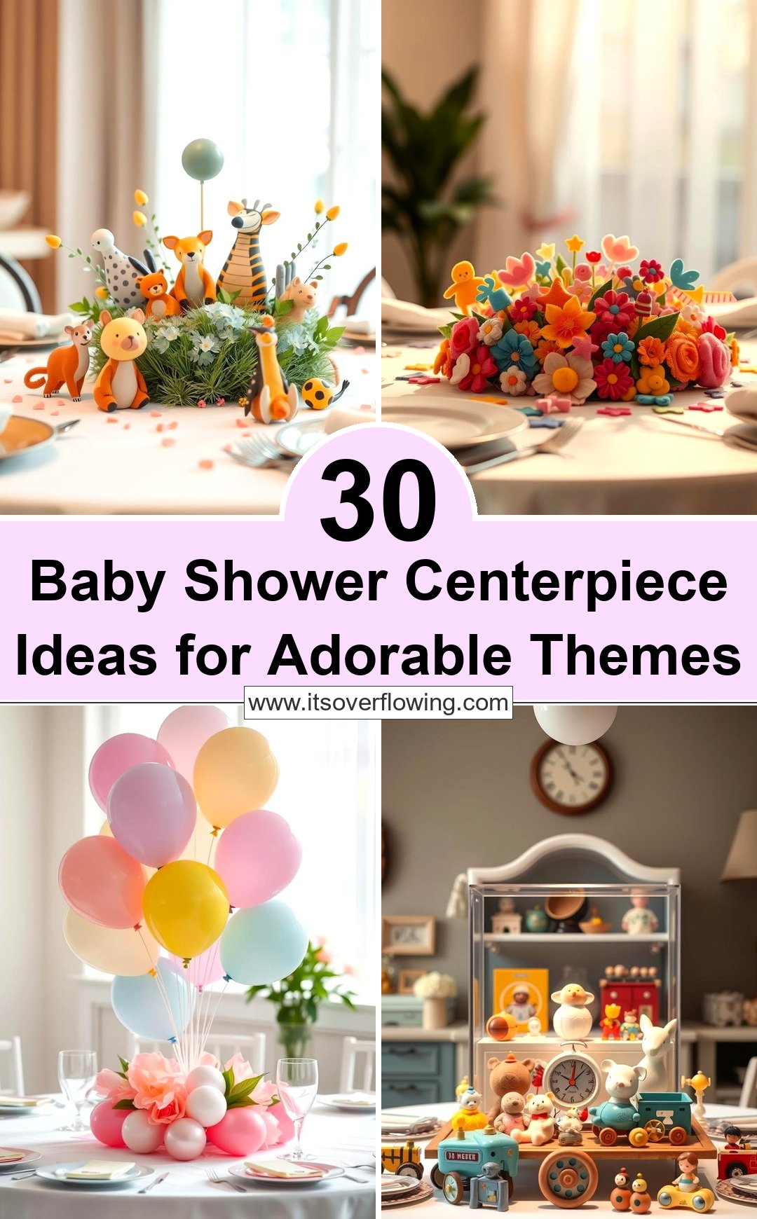 30 Baby Shower Centerpiece Ideas for Adorable Themes