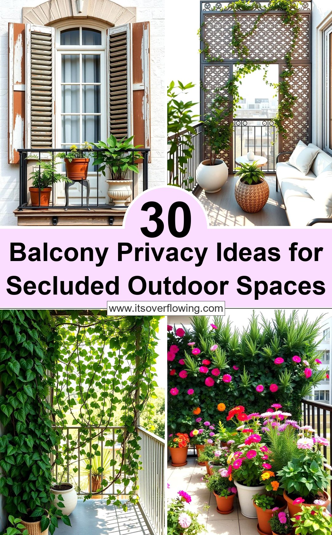 30 Balcony Privacy Ideas for Secluded Outdoor Spaces