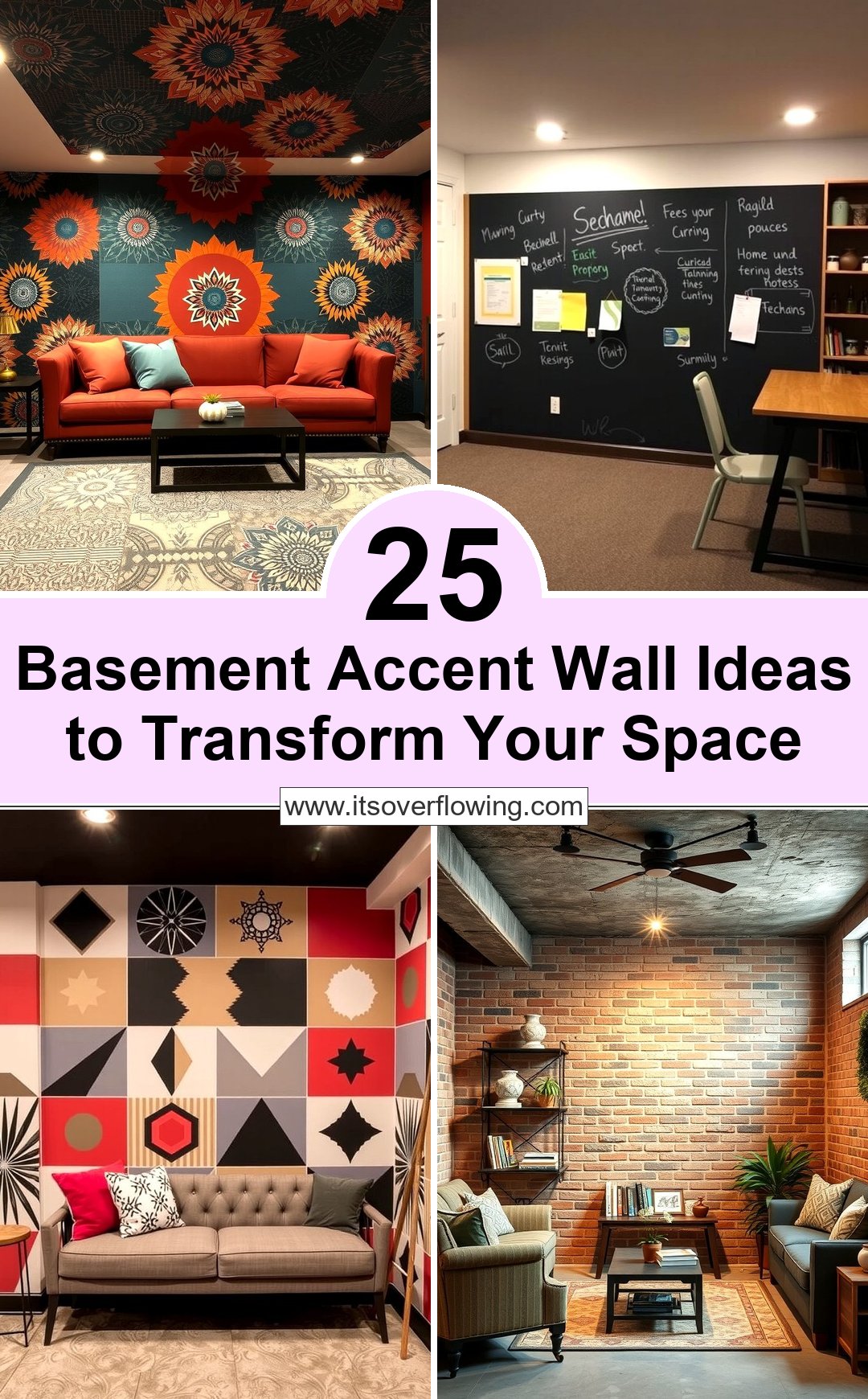 25 Basement Accent Wall Ideas to Transform Your Space
