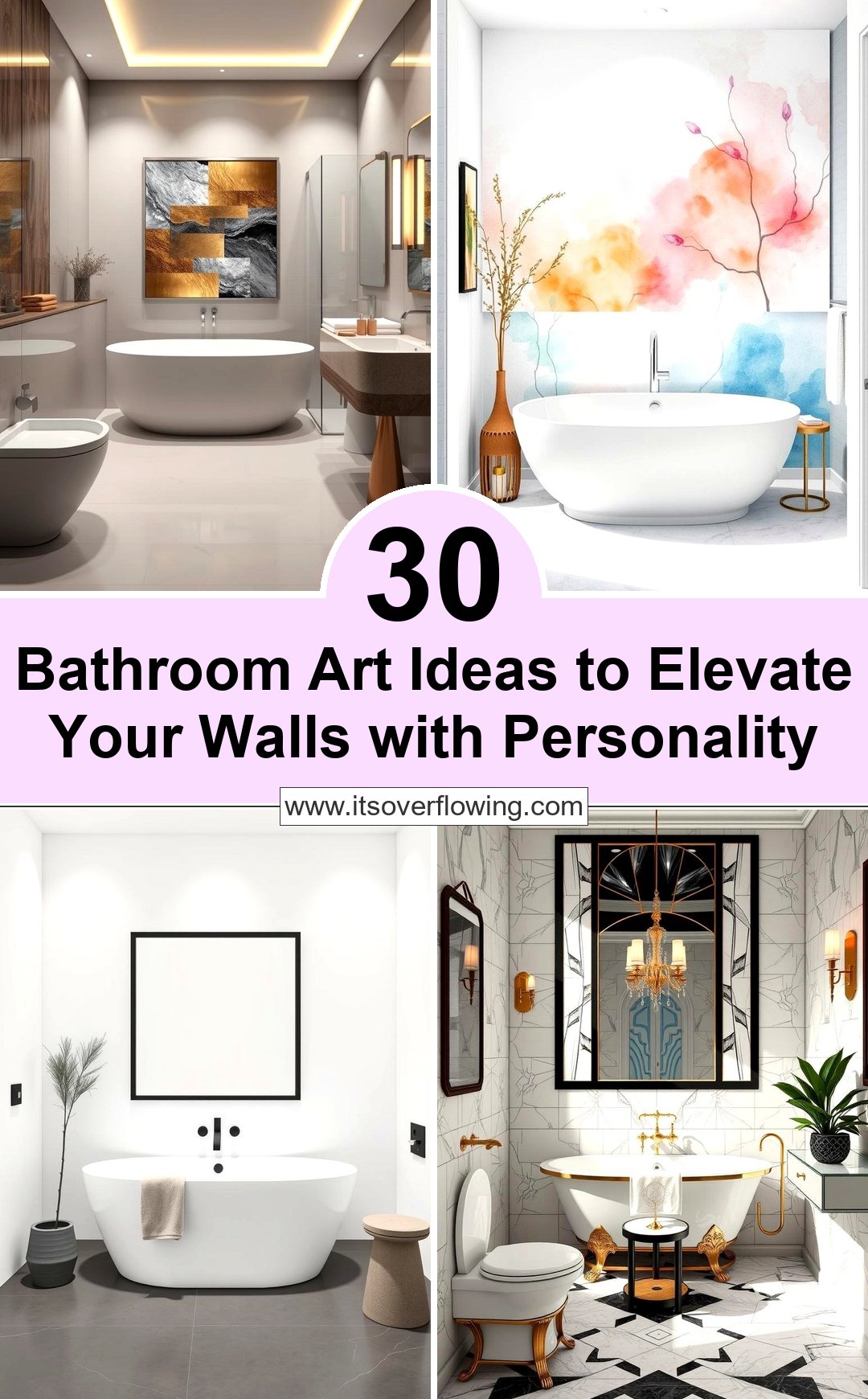 30 Bathroom Art Ideas to Elevate Your Walls with Personality