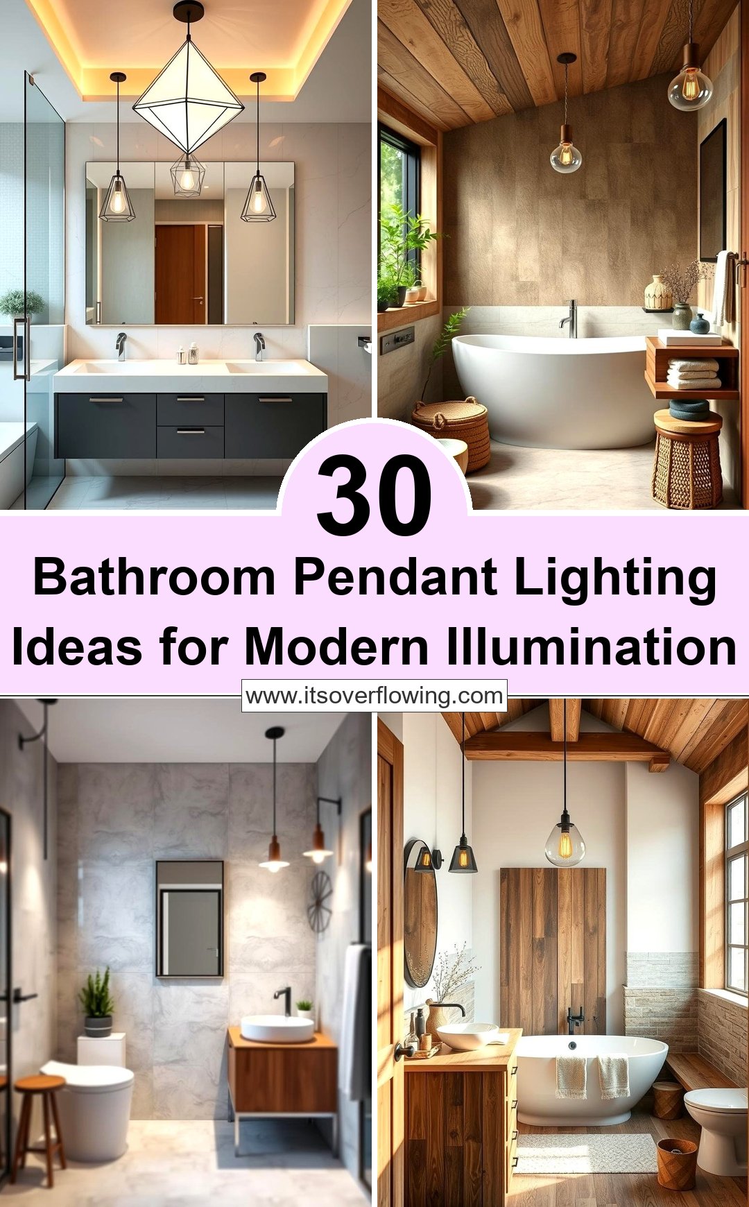30 Bathroom Pendant Lighting Ideas for Modern Illumination