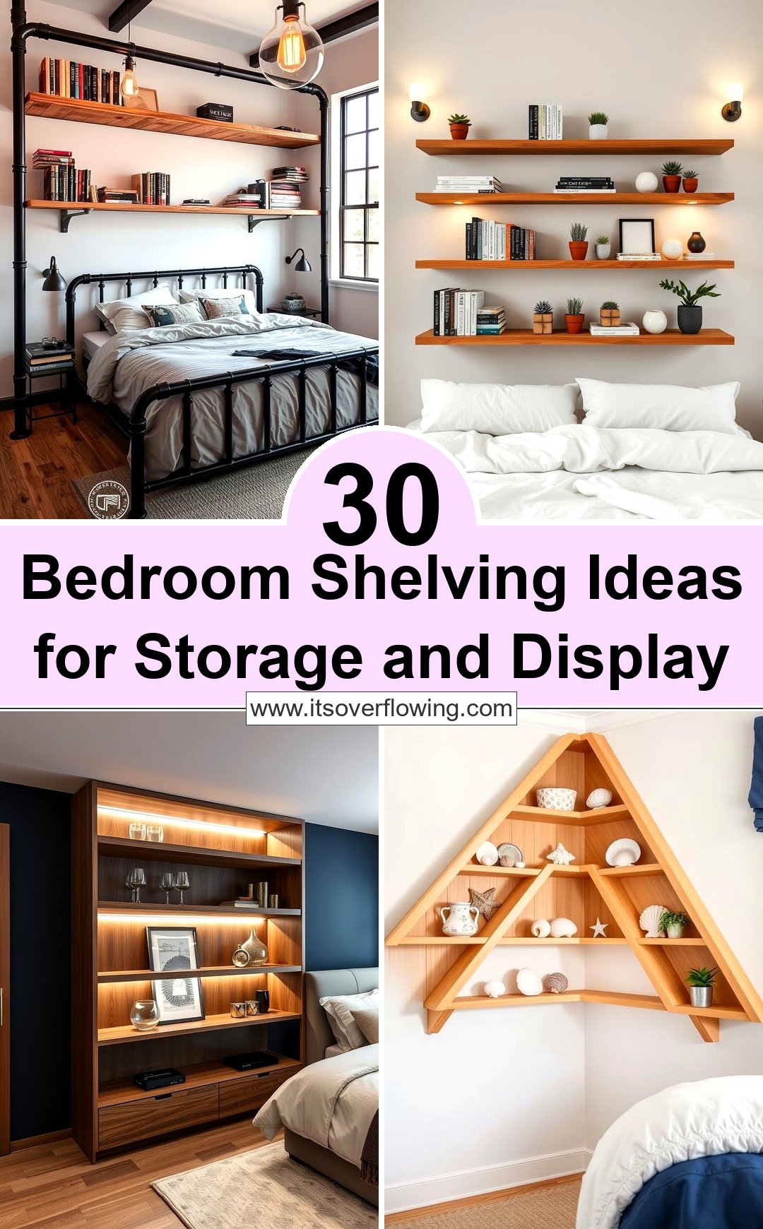 Bed Room Racks 30 Bedroom Shelving Ideas for Storage and Display