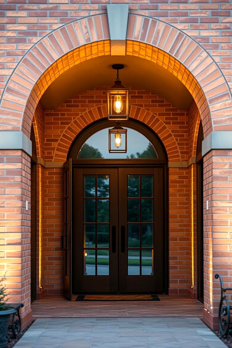 30 Beige Brick Exterior Home Ideas for Warm Curb Appeal