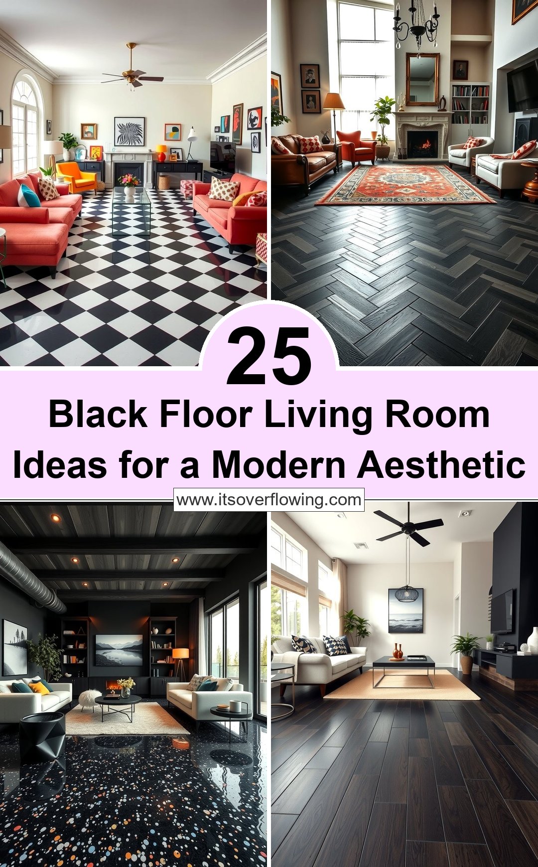 25 Black Floor Living Room Ideas for a Modern Aesthetic