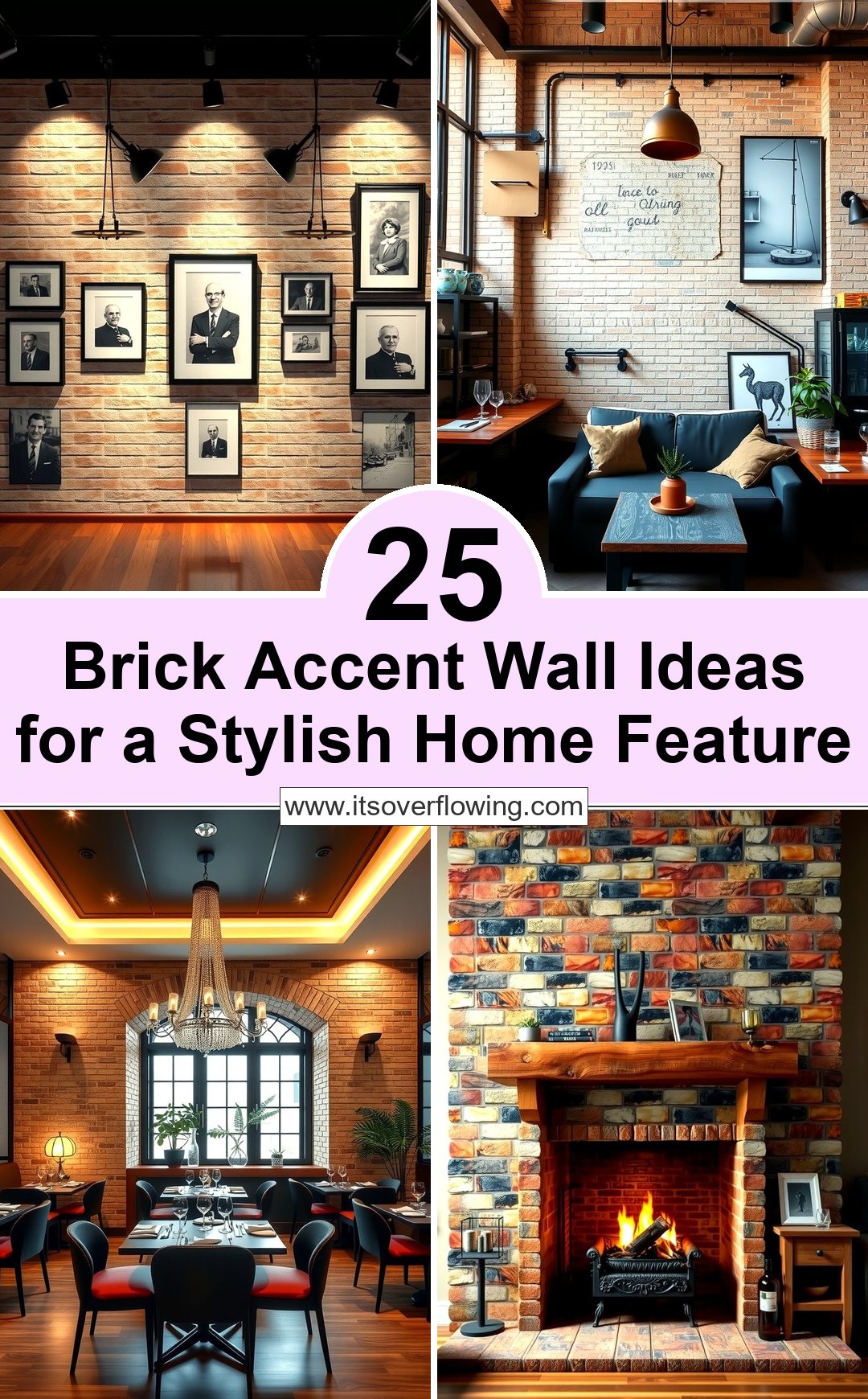 25 Brick Accent Wall Ideas for a Stylish Home Feature