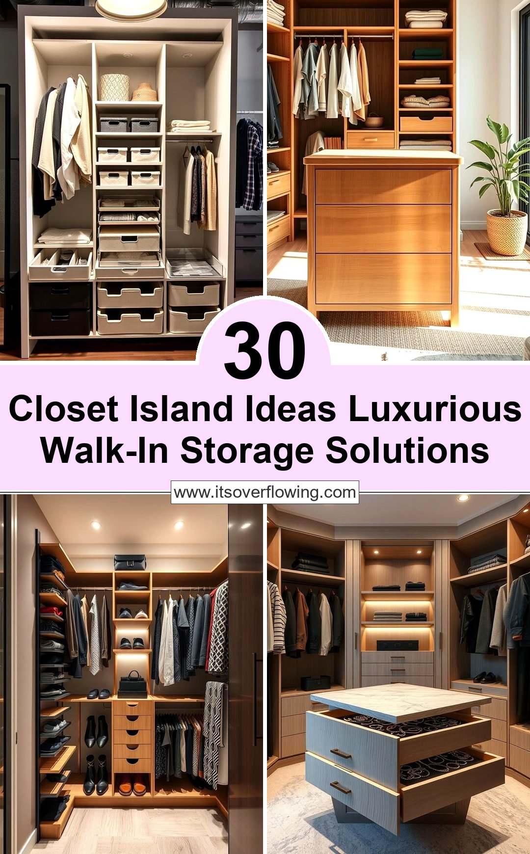 30 Closet Island Ideas: Luxurious Walk-In Storage Solutions