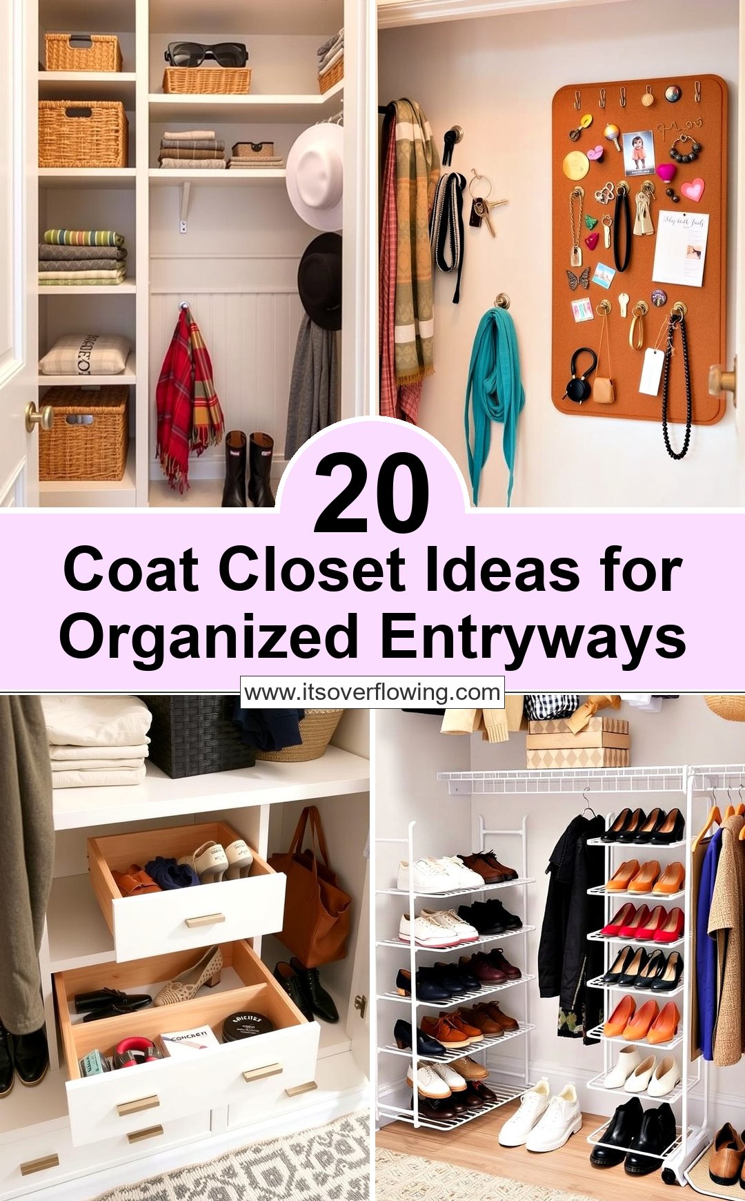 20 Coat Closet Ideas for Organized Entryways