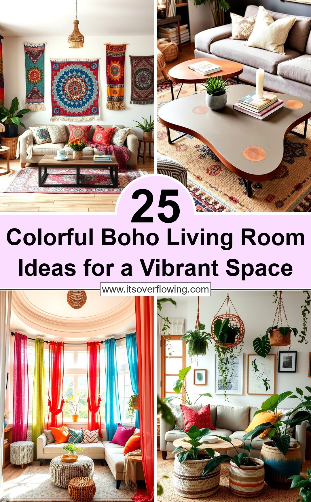 25 Colorful Boho Living Room Ideas for a Vibrant Space