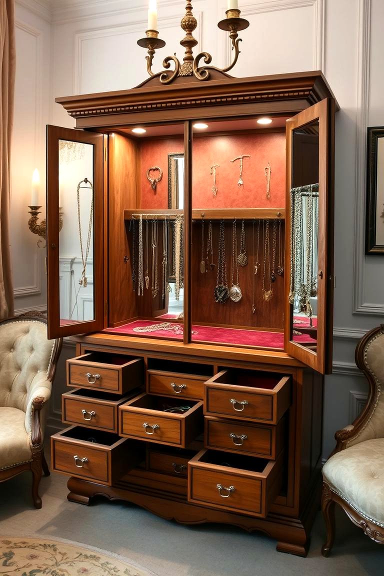 30 Innovative Jewelry Storage Ideas for Organized Accessories