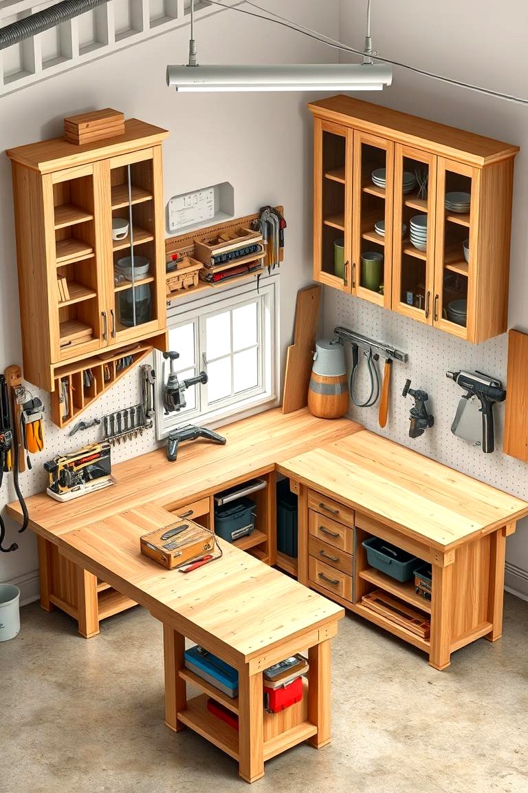 30 Garage Workbench Ideas for Organized DIY Spaces