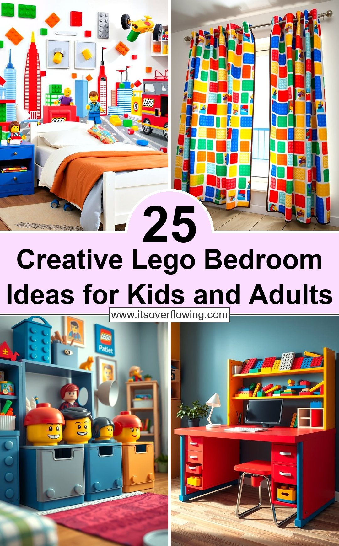 25 Creative Lego Bedroom Ideas for Kids and Adults