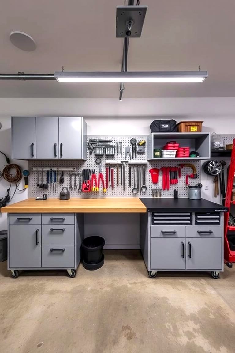 30 Garage Workbench Ideas for Organized DIY Spaces