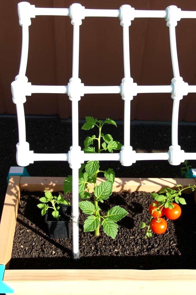 30 Tomato Trellis Ideas for Healthy & Space-Saving Gardens