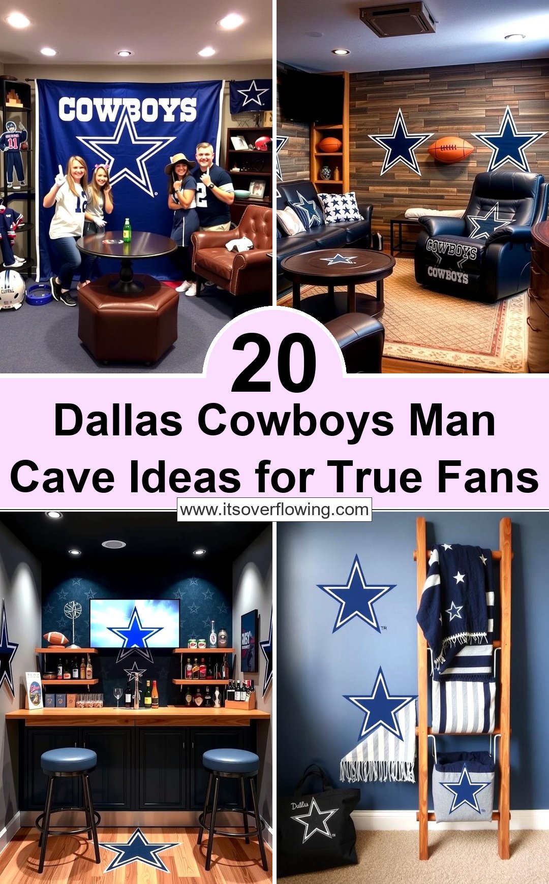 20 Dallas Cowboys Man Cave Ideas for True Fans
