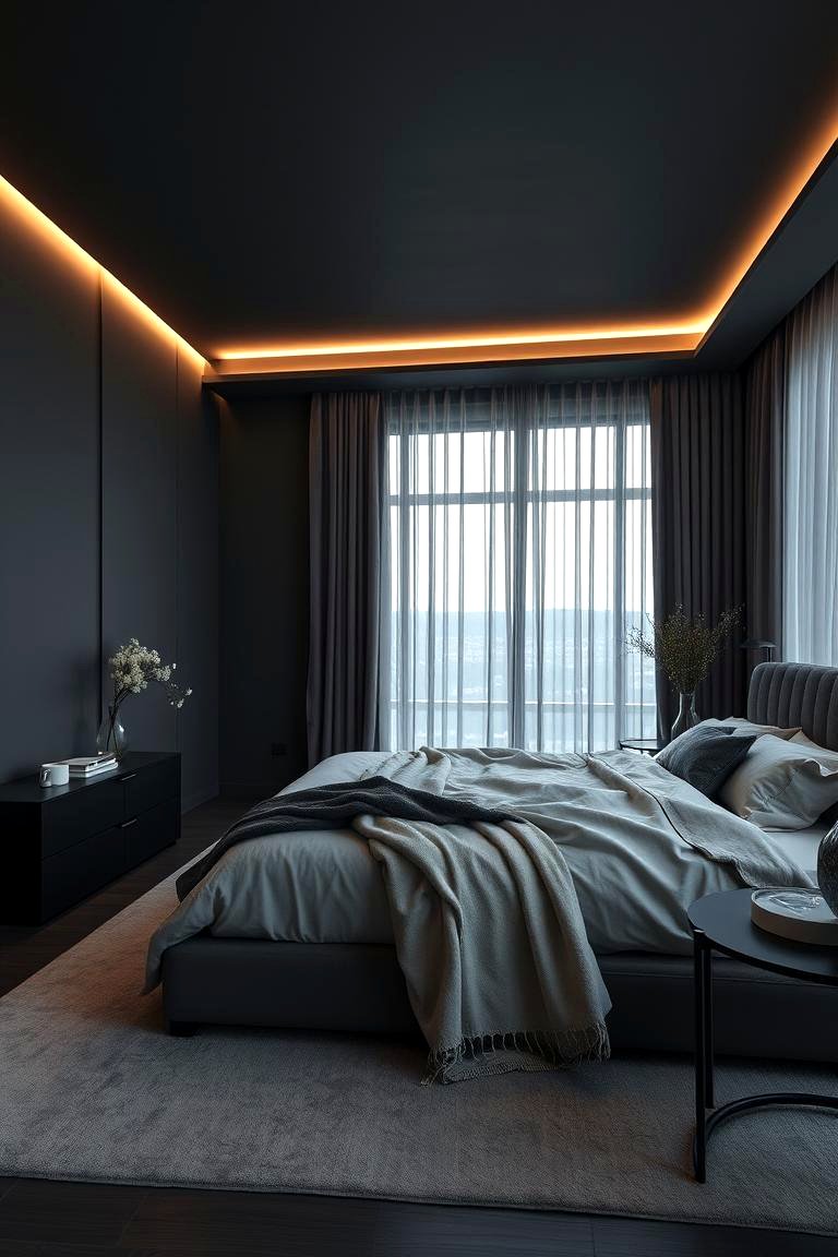 30 Dark Grey Bedroom Ideas for Modern Serene Spaces