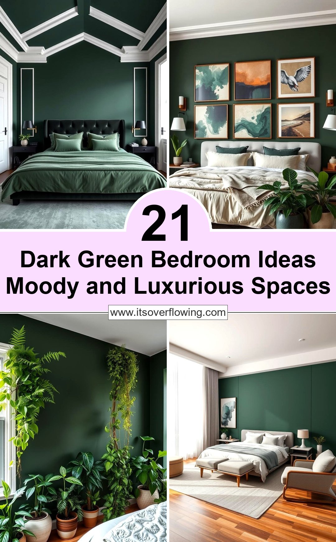 21 Dark Green Bedroom Ideas: Moody & Luxurious Spaces