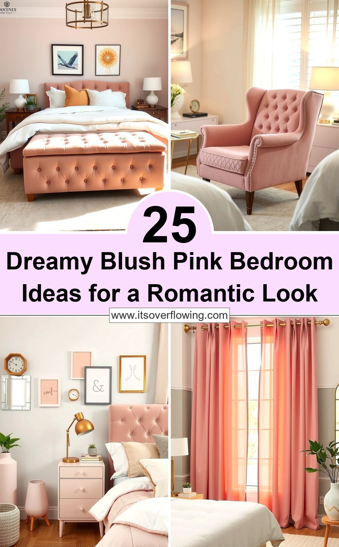 25 Dreamy Blush Pink Bedroom Ideas for a Romantic Look
