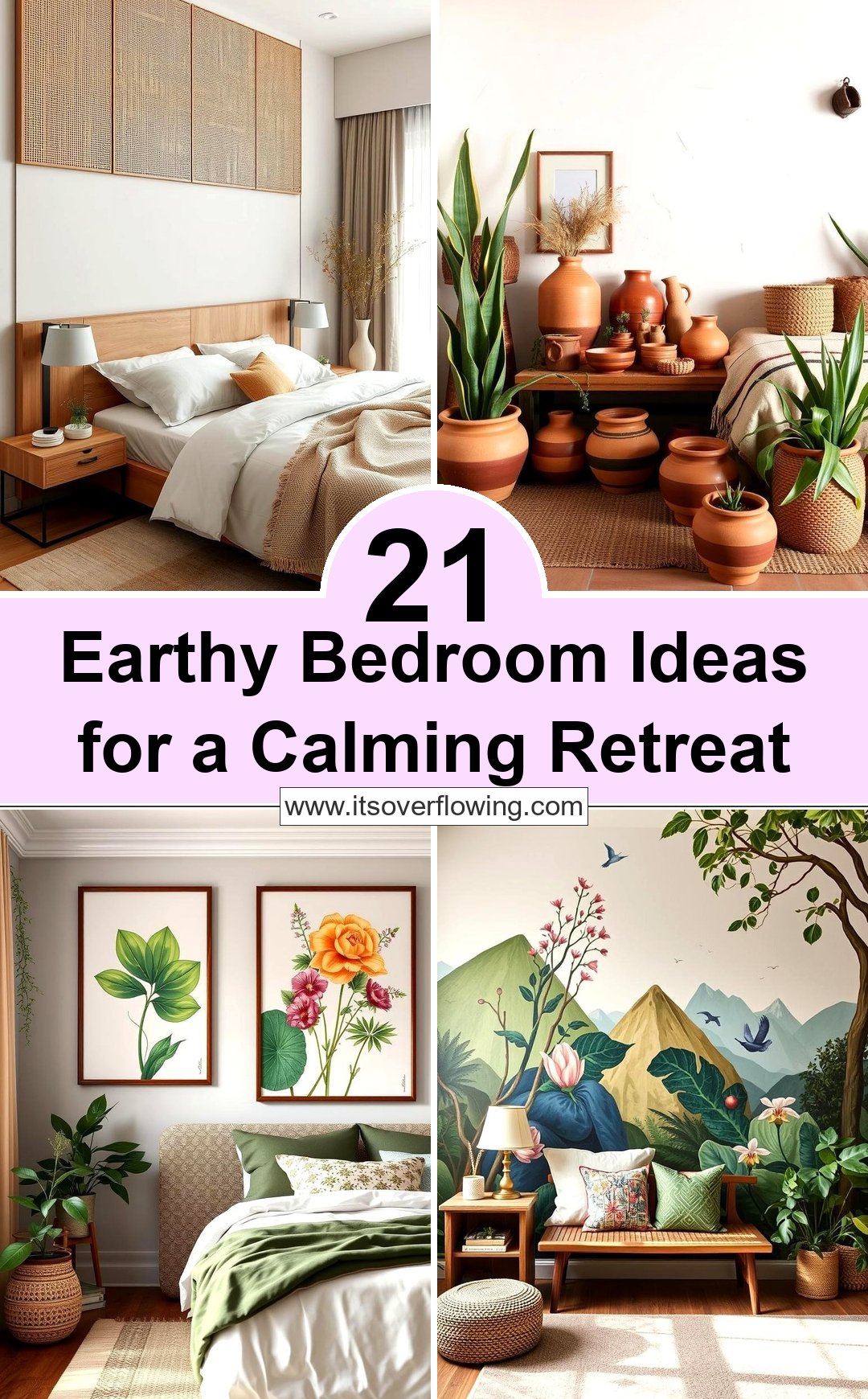 21 Earthy Bedroom Ideas for a Calming Retreat