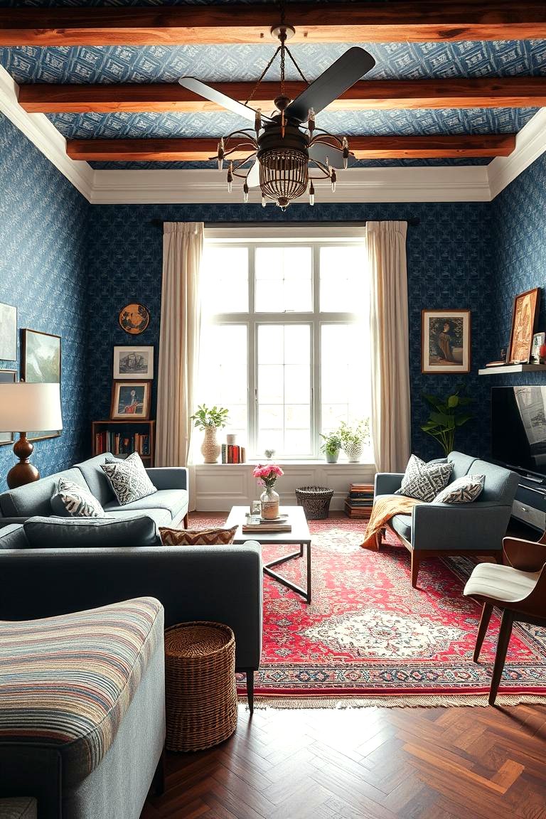 30 Navy Blue and Grey Living Room Ideas for Sophisticated Style