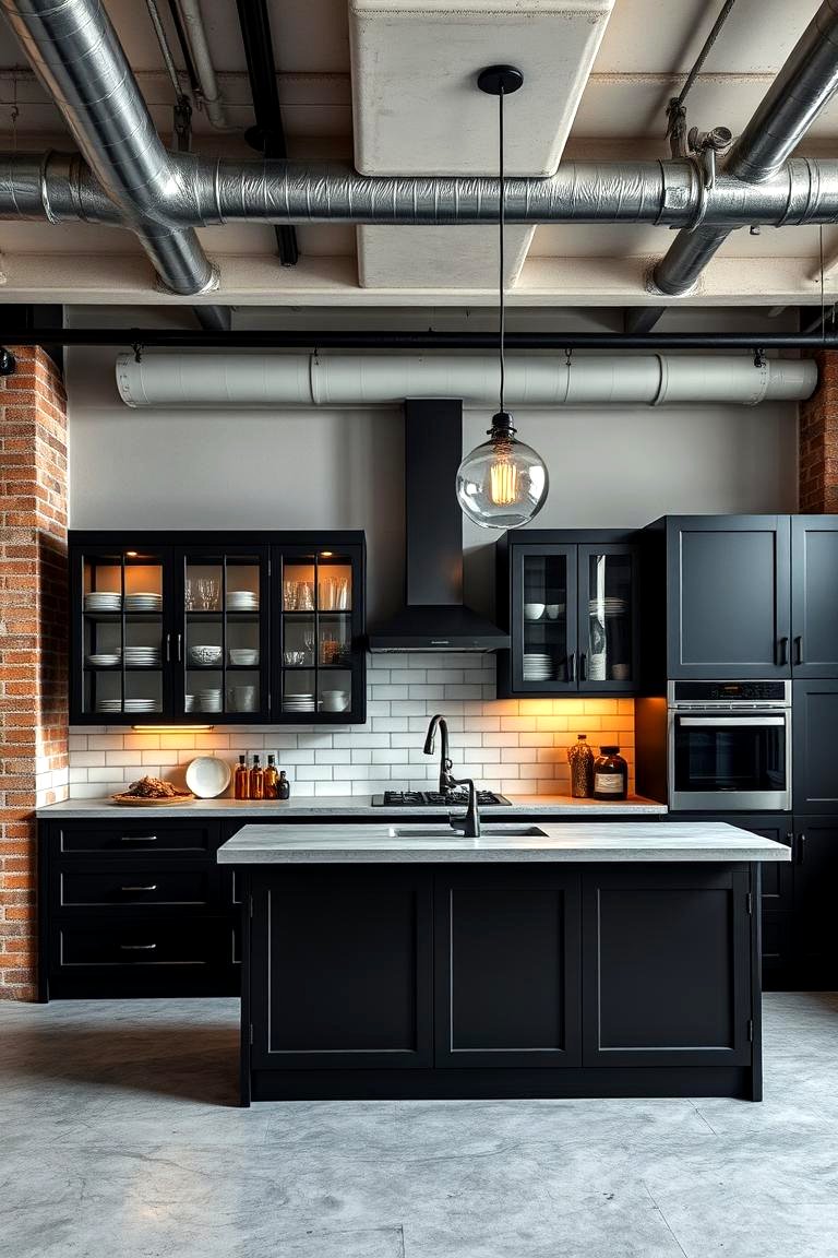 21 Kitchens With Black Cabinets- Bold & Timeless Designs
