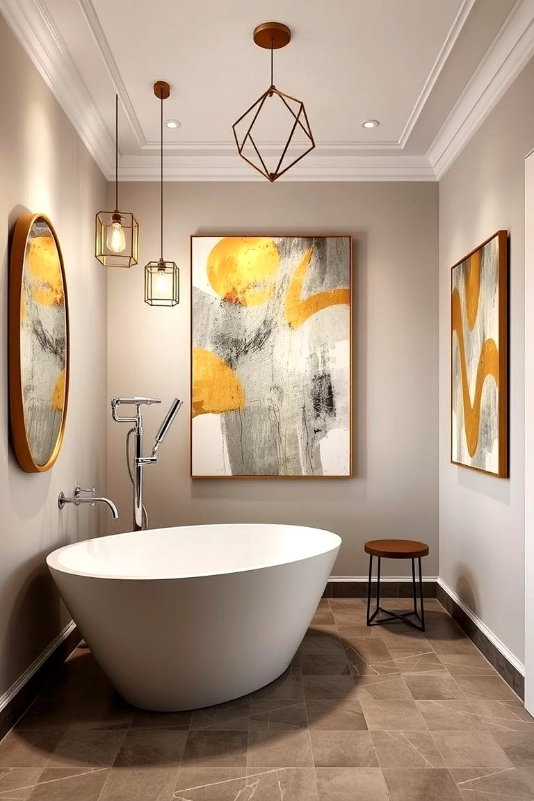 30 Gold Bathroom Ideas for Luxurious, Modern Spaces