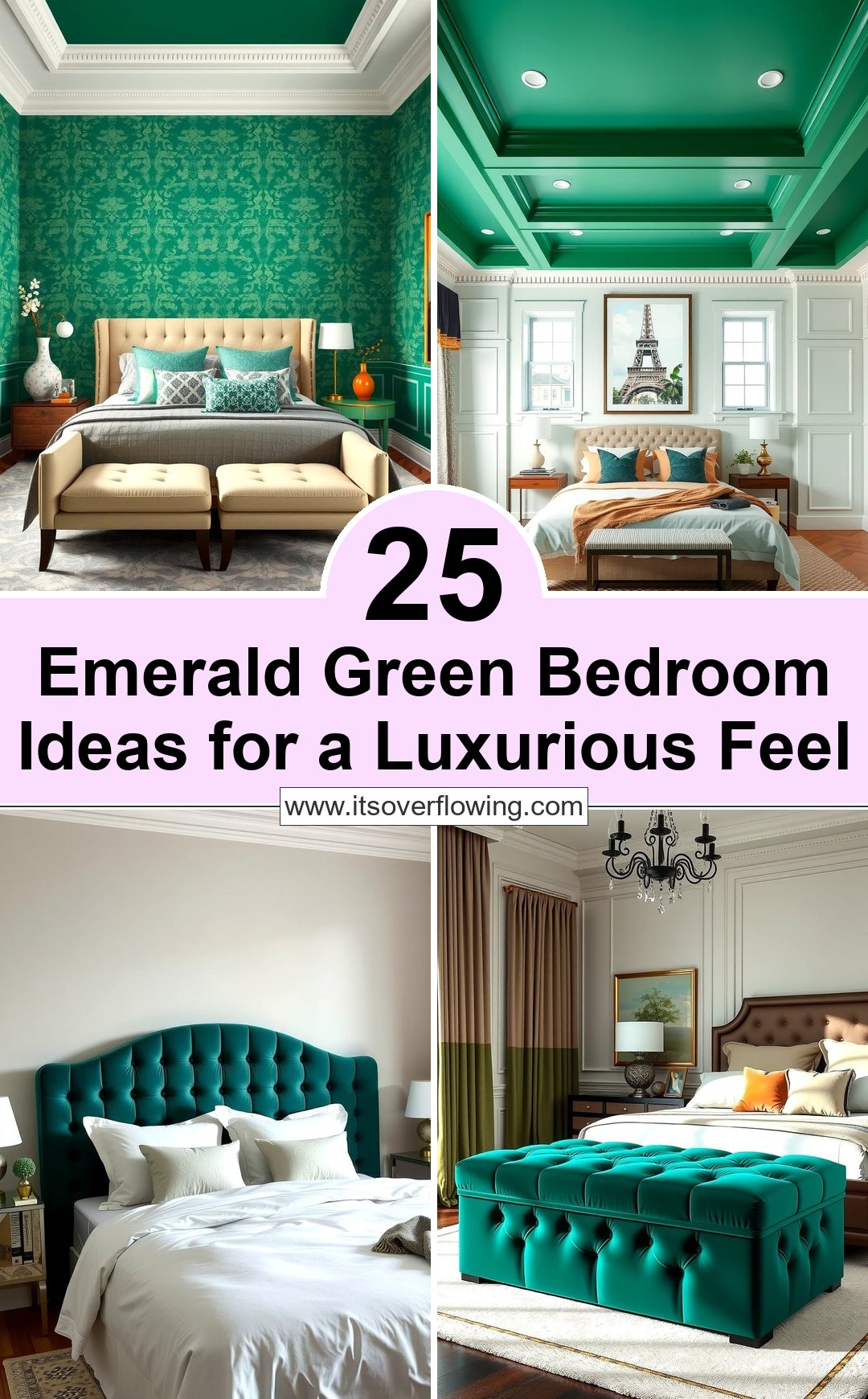25 Emerald Green Bedroom Ideas for a Luxurious Feel