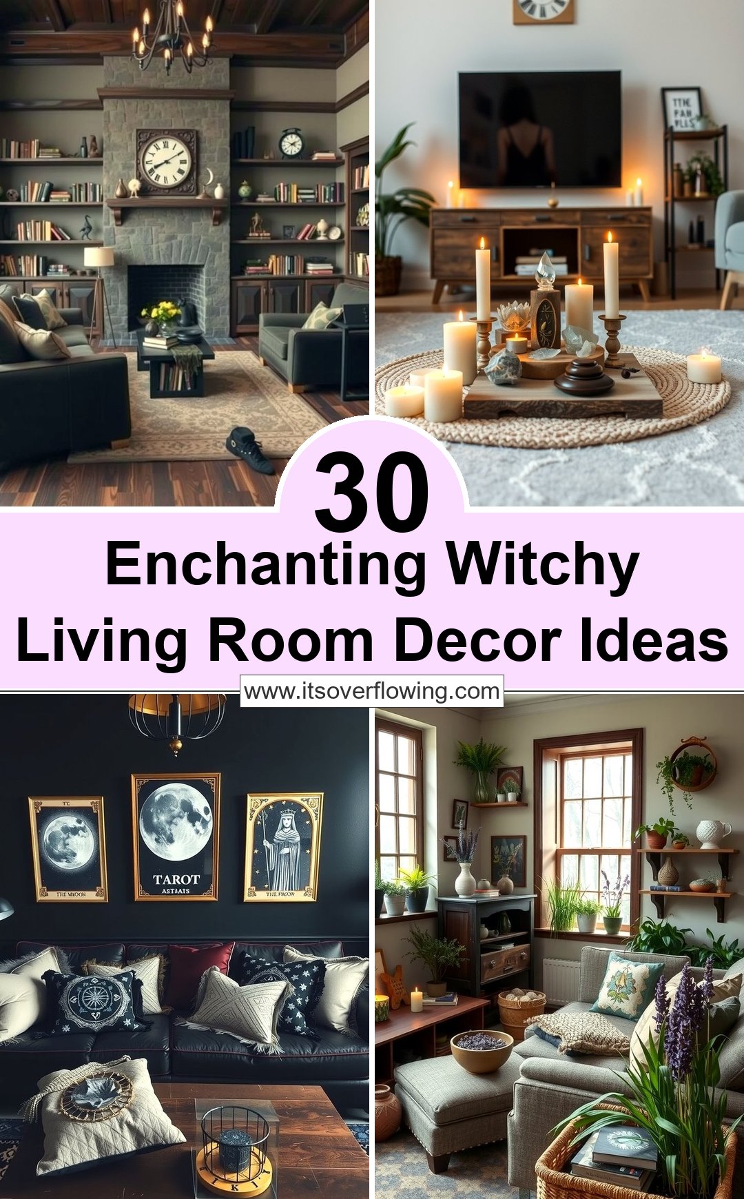 30 Enchanting Witchy Living Room Decor Ideas