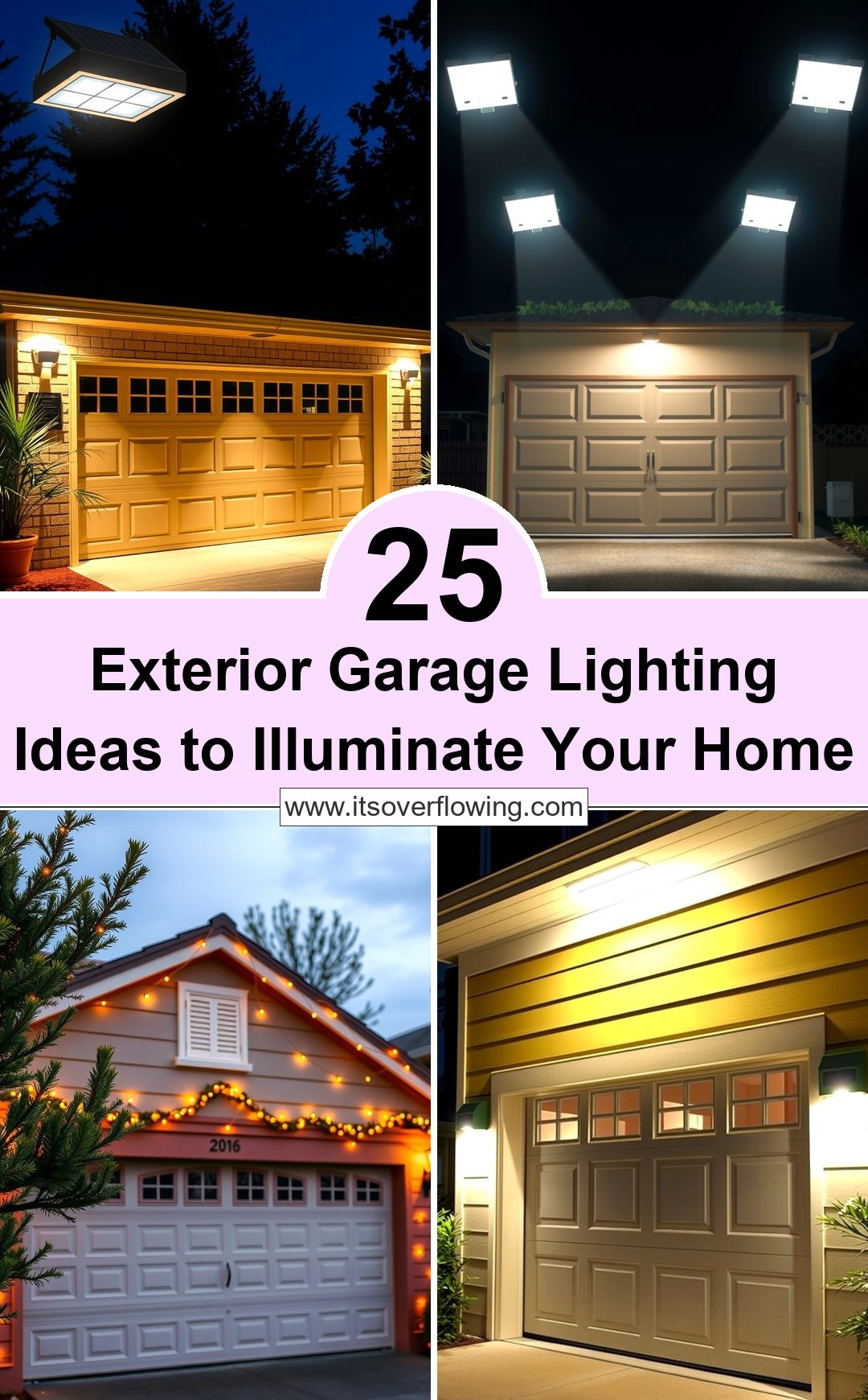 25 Exterior Garage Lighting Ideas to Illuminate Your Home