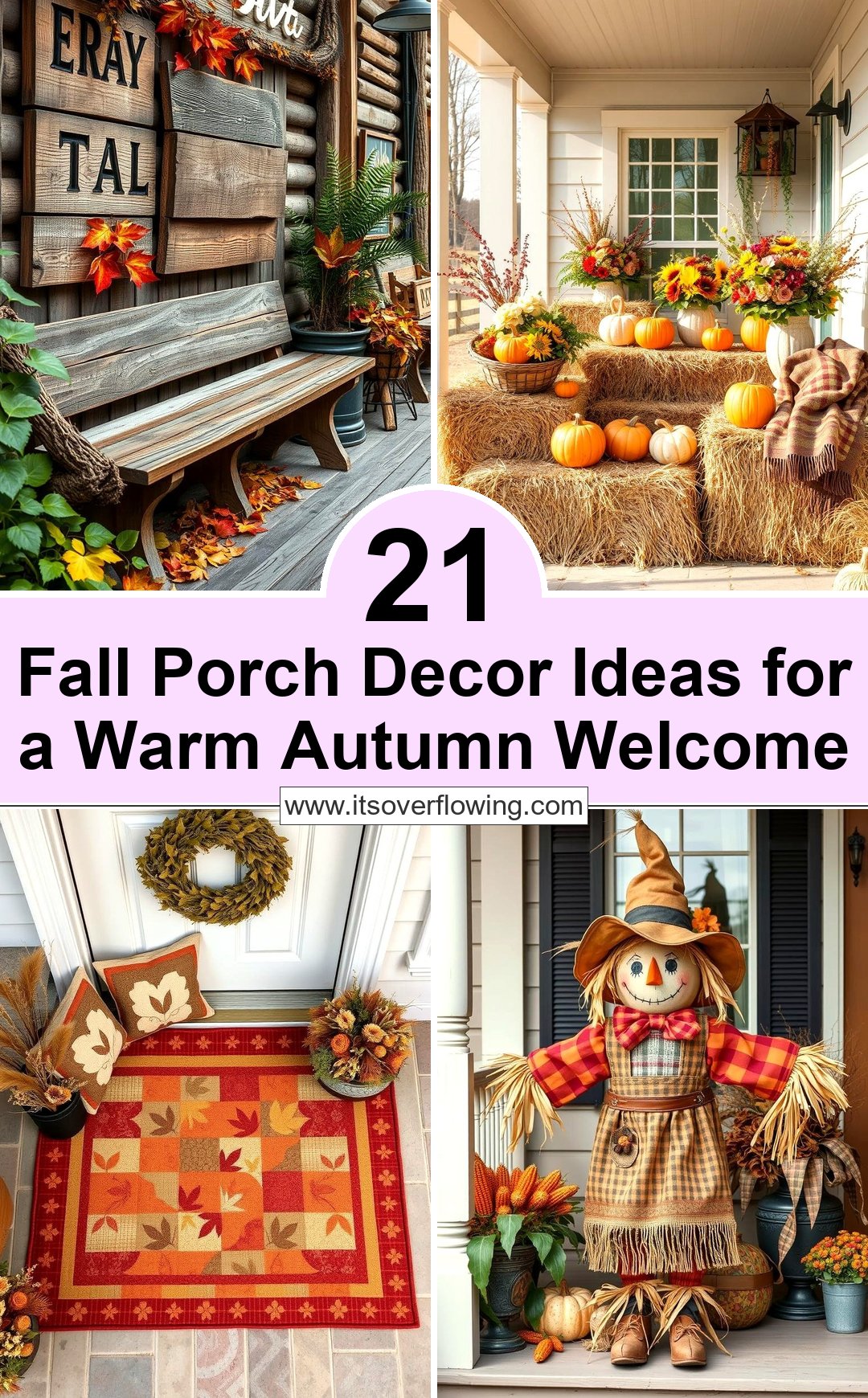 21 Fall Porch Decor Ideas for a Warm Autumn Welcome