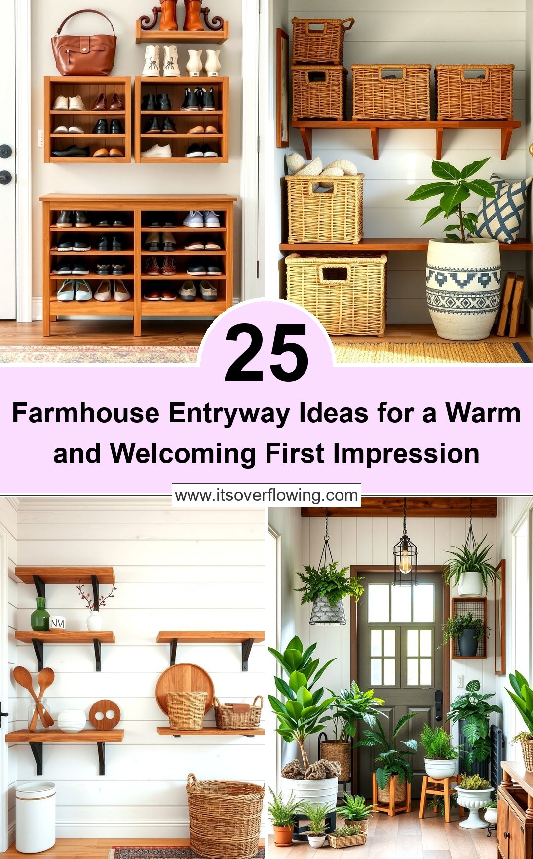 25 Farmhouse Entryway Ideas for a Warm and Welcoming First Impression