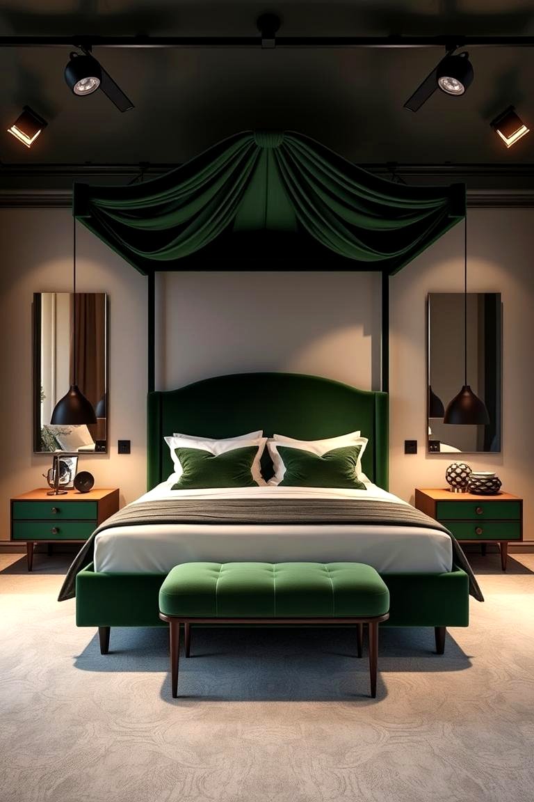 30 Forest Green Bedroom Ideas for Serene Retreats