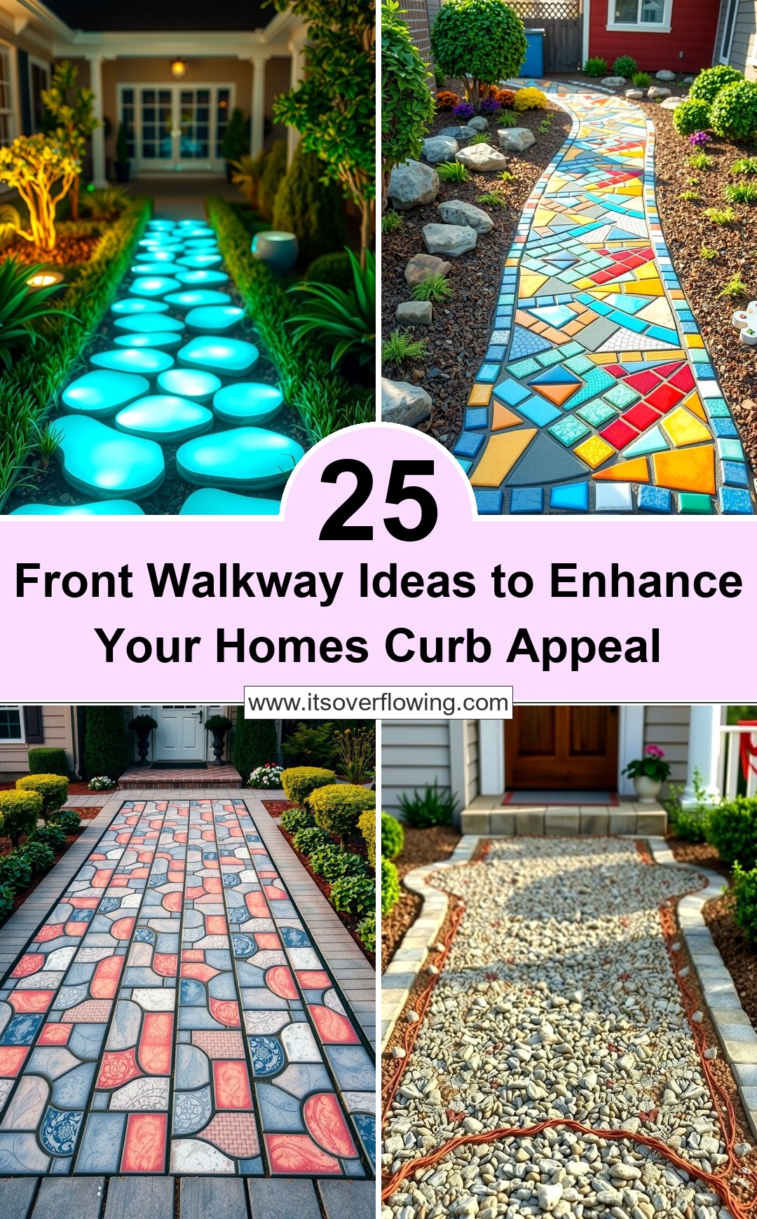 25 Front Walkway Ideas to Enhance Your Home's Curb Appeal