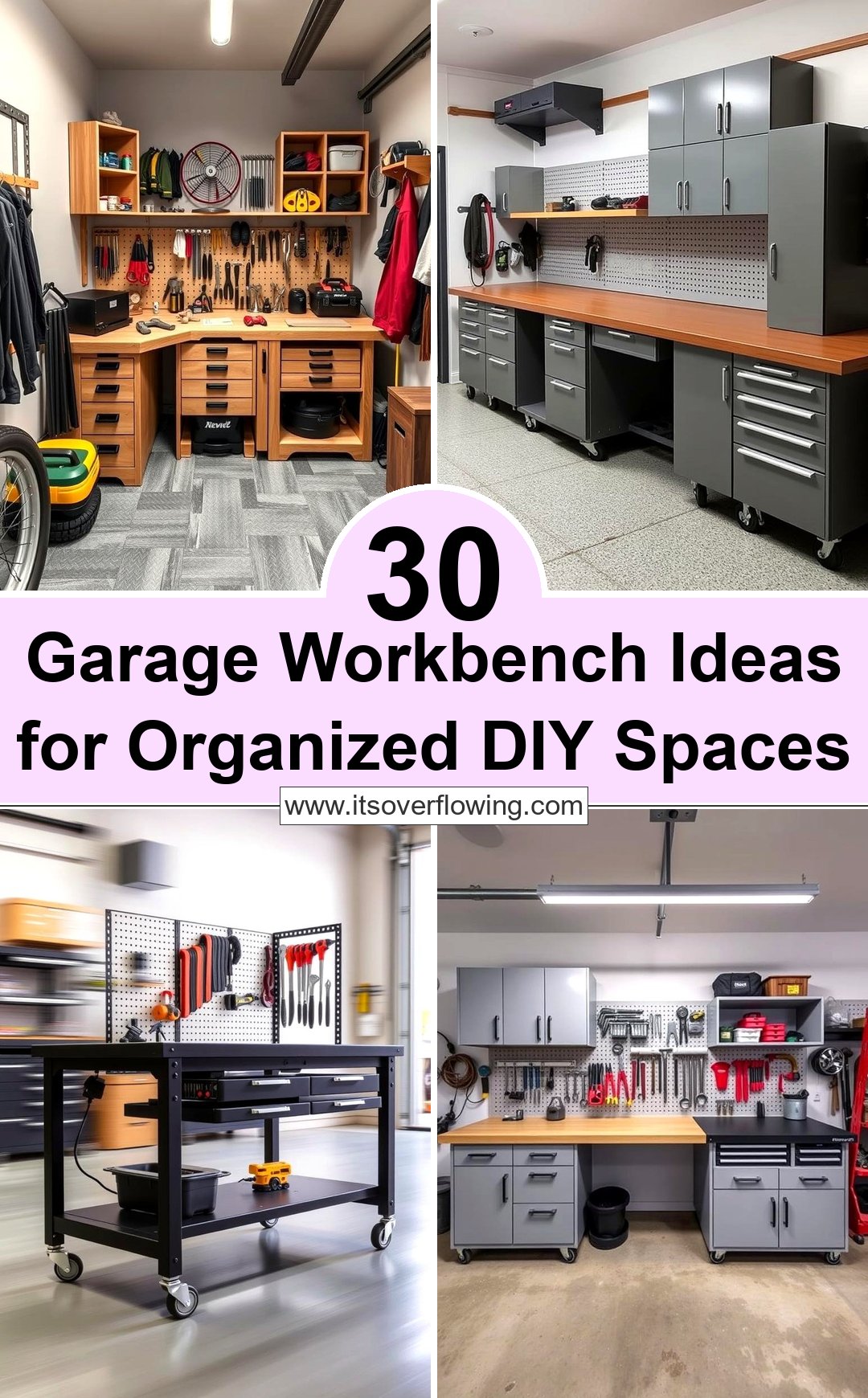 30 Garage Workbench Ideas for Organized DIY Spaces