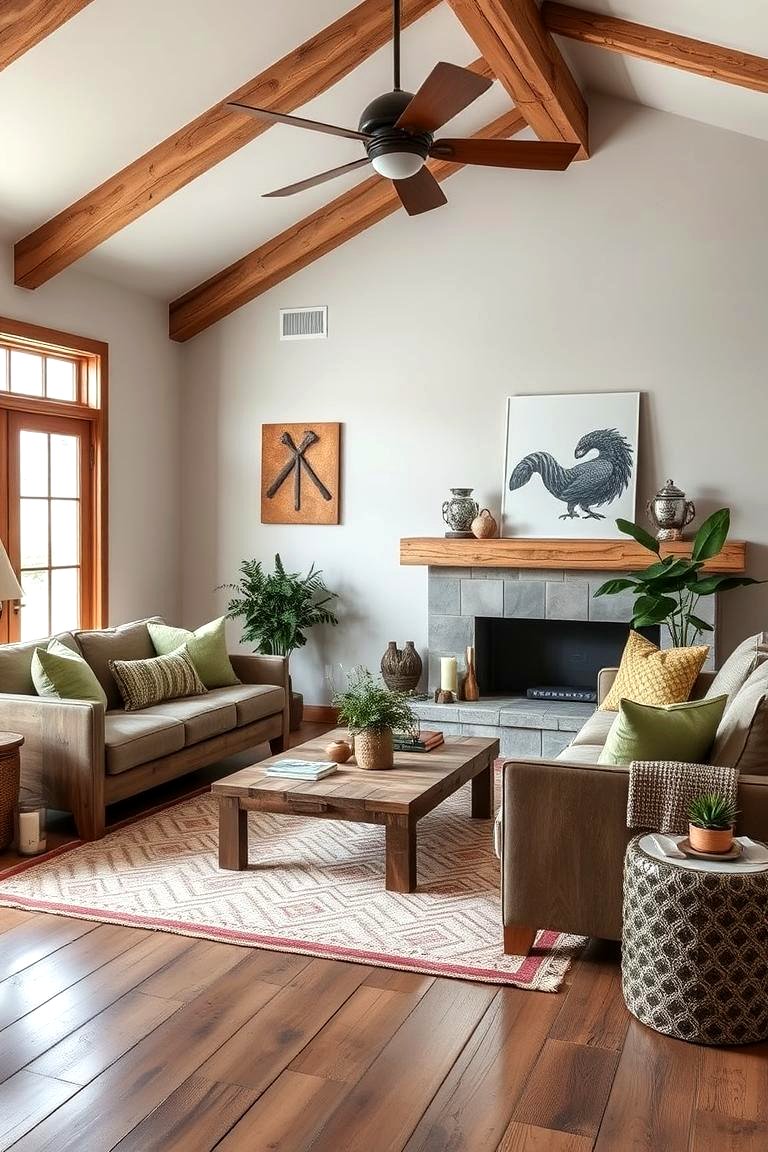 30 Rustic Sage Green Living Room Ideas for Earthy Elegance