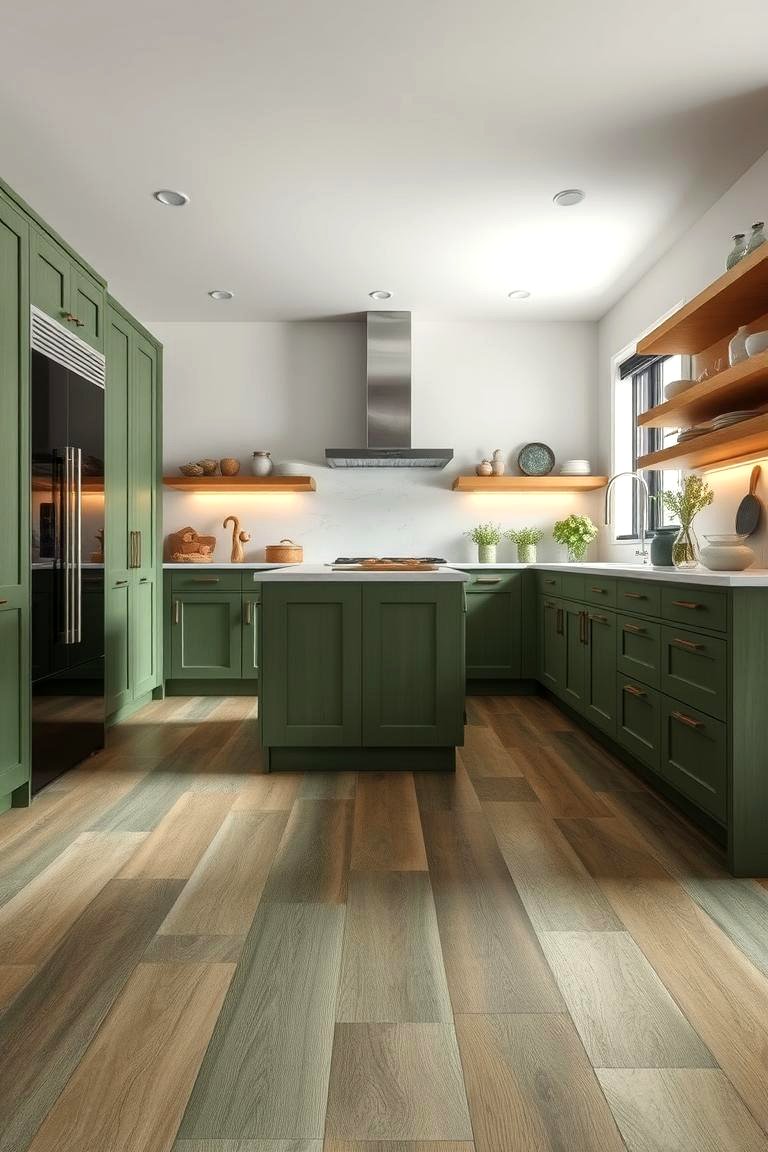 21 Dark Green Kitchen Ideas for Bold Cabinetry