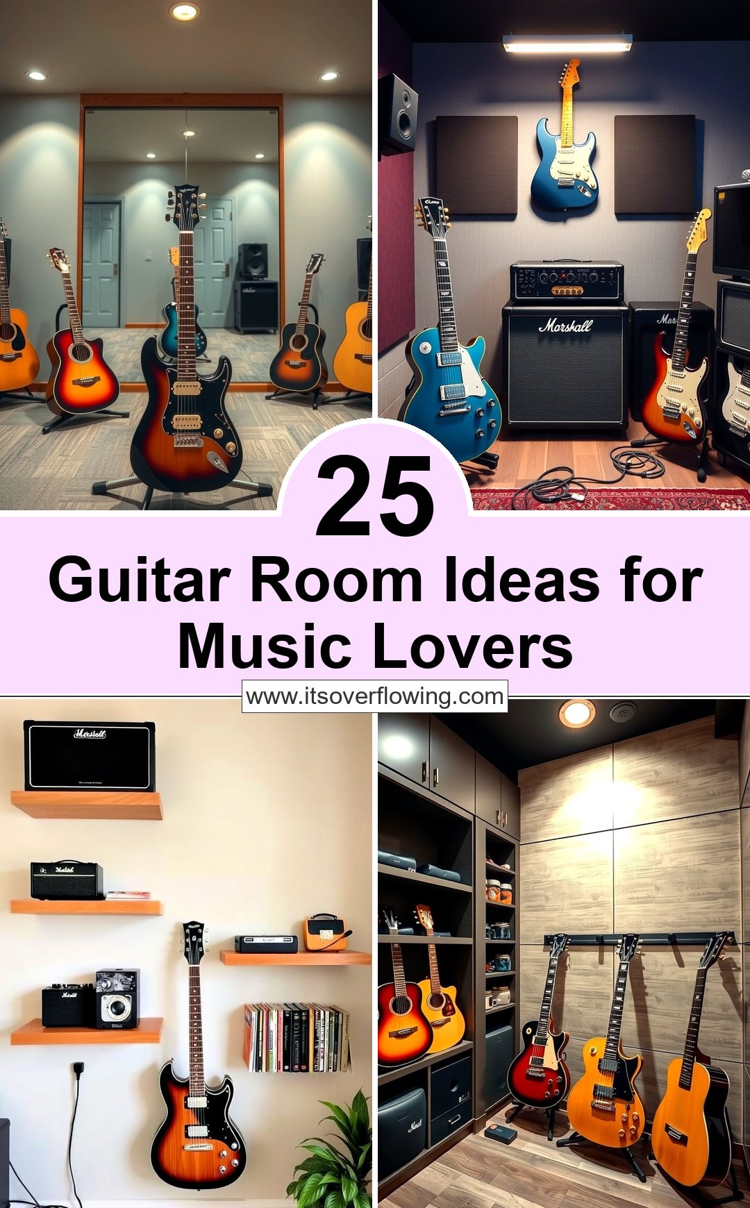 25 Guitar Room Ideas for Music Lovers