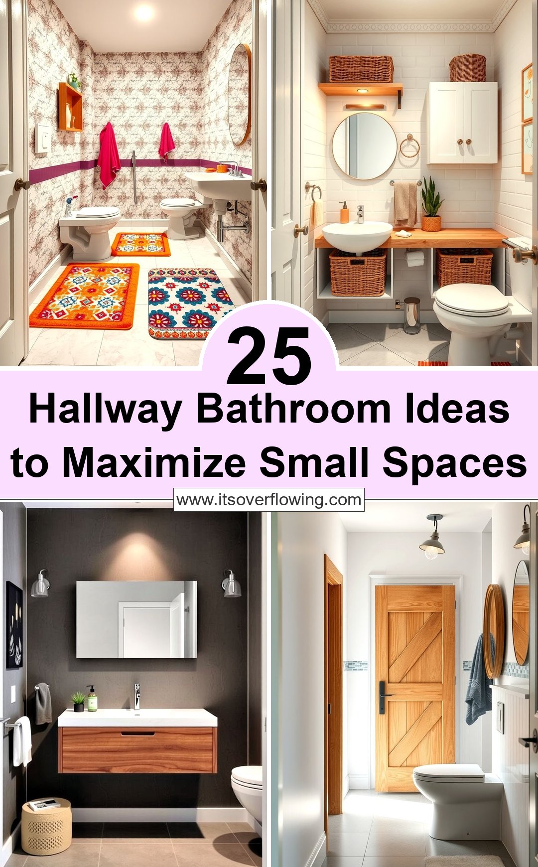 25 Hallway Bathroom Ideas to Maximize Small Spaces