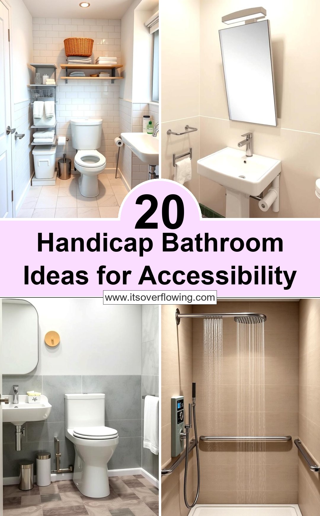 20 Handicap Bathroom Ideas for Accessibility