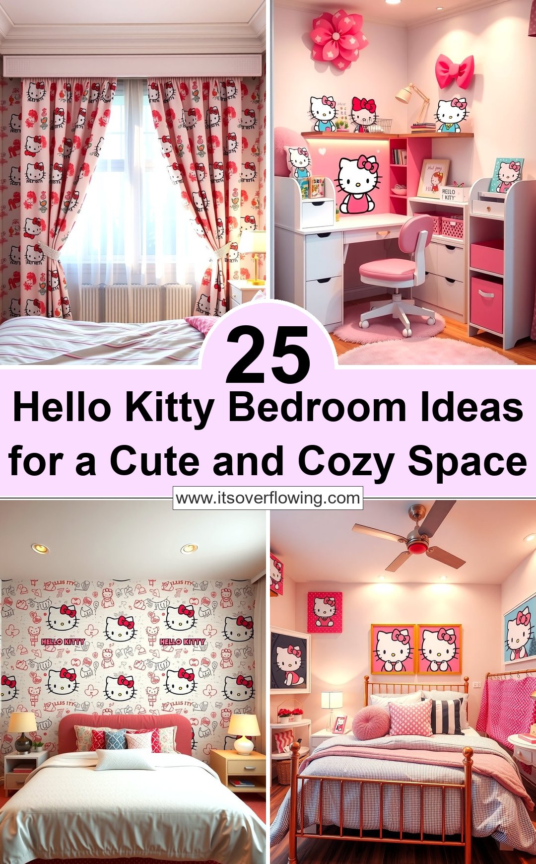 25 Hello Kitty Bedroom Ideas for a Cute and Cozy Space
