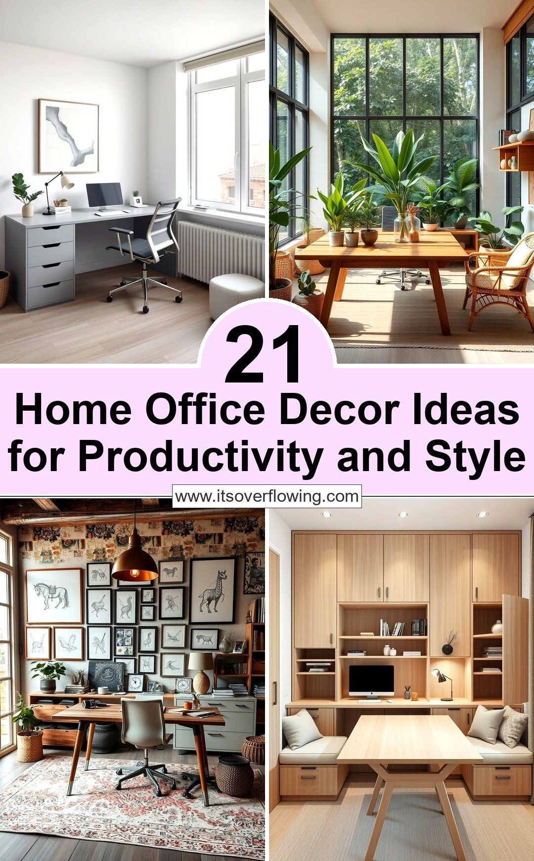21 Home Office Decor Ideas for Productivity and Style