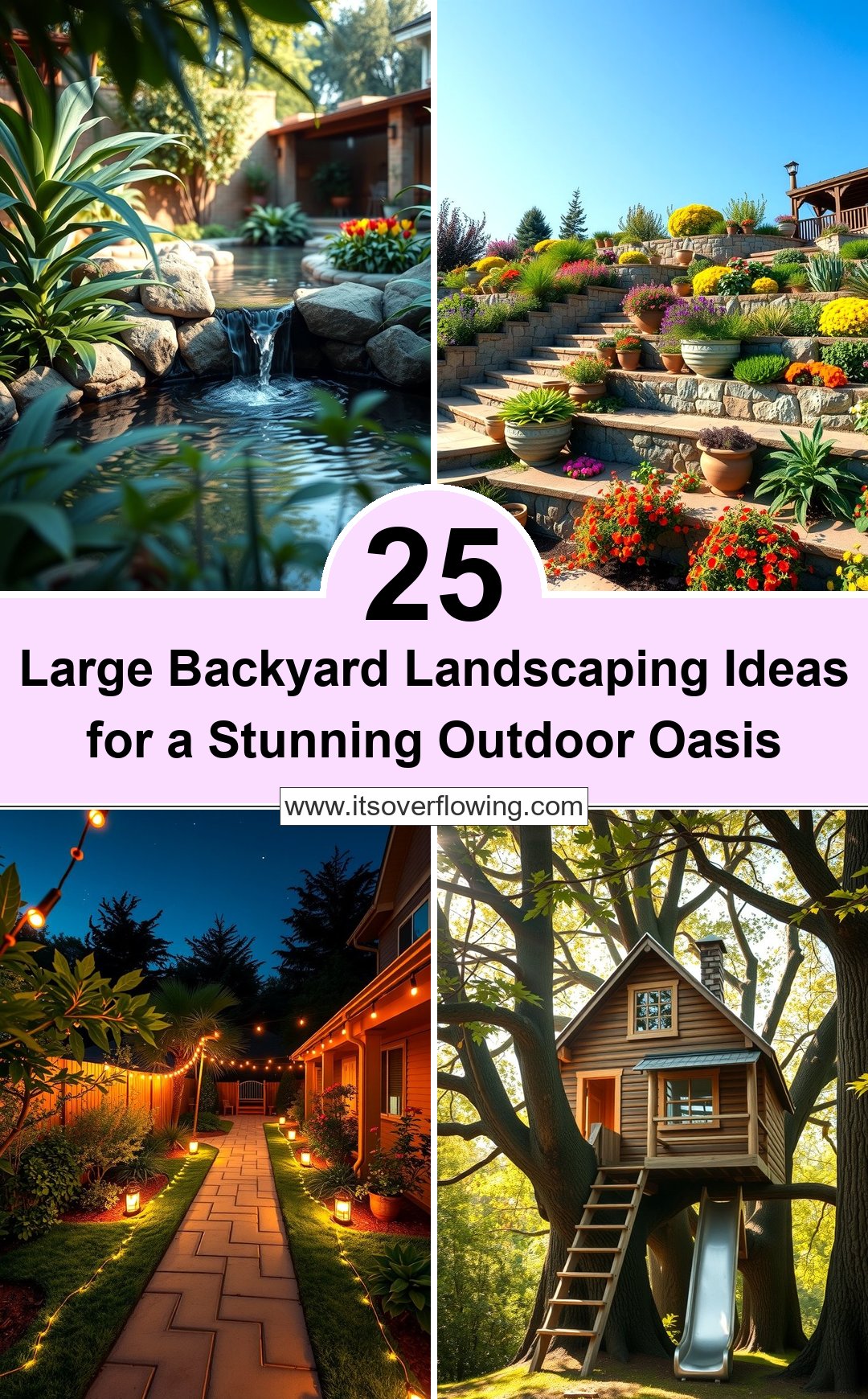 25 Large Backyard Landscaping Ideas for a Stunning Outdoor Oasis