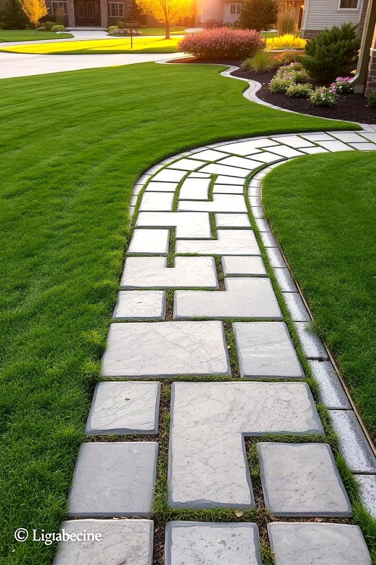 30 Flagstone Walkway Ideas for Charming Pathways