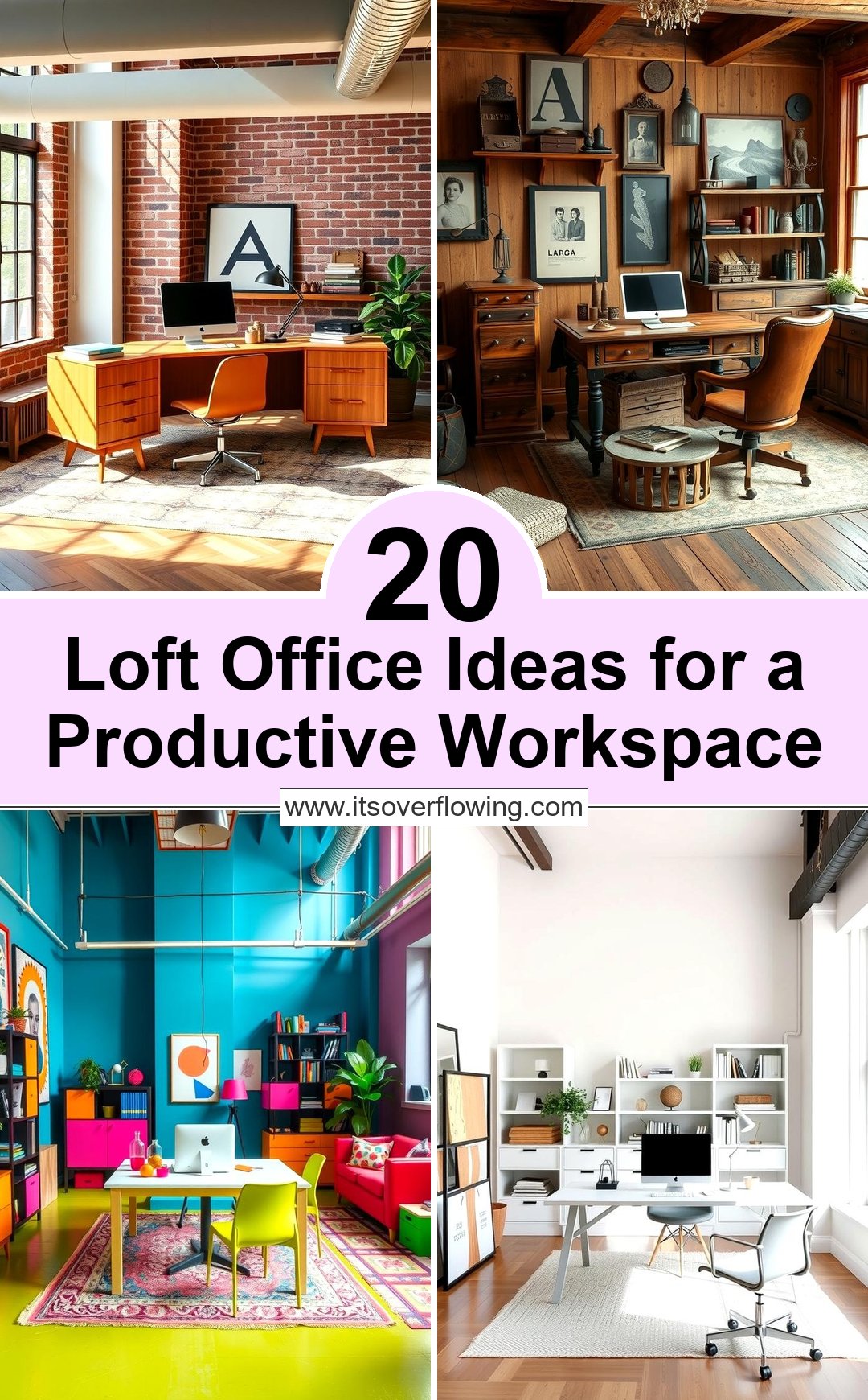20 Loft Office Ideas for a Productive Workspace