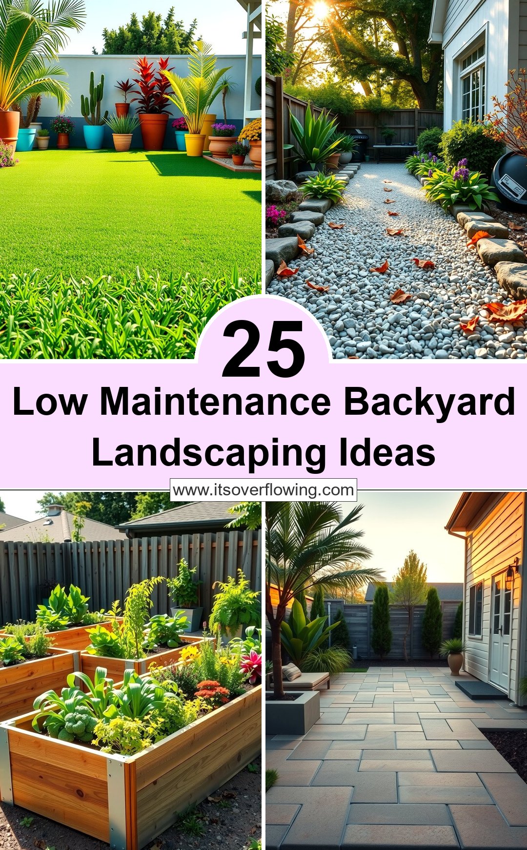 25 Low Maintenance Backyard Landscaping Ideas — free download