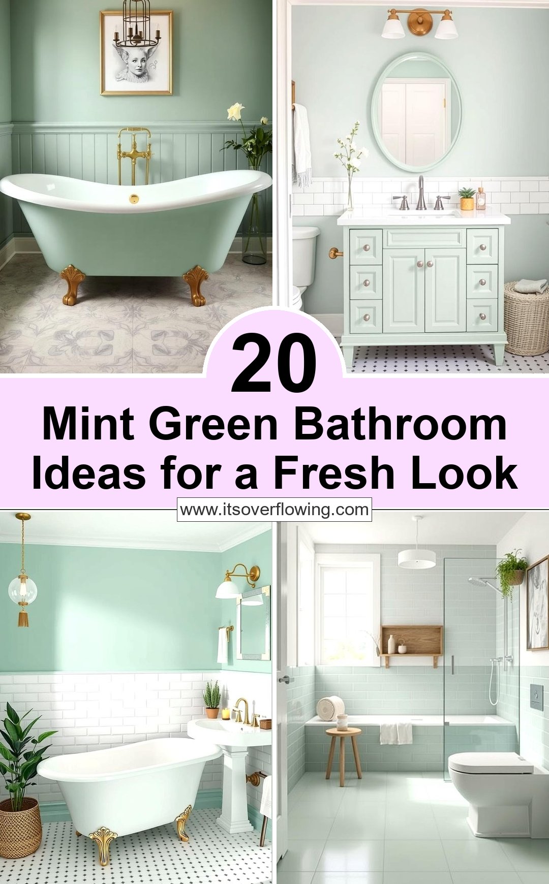 20 Mint Green Bathroom Ideas for a Fresh Look